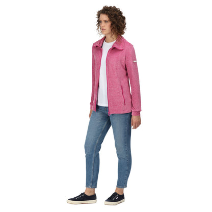 Regatta Women's Everleigh Full Zip Fleece -  Textured Fuchsia