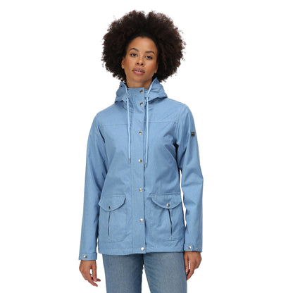 Women's Regatta Bayarma Lightweight Waterproof Jacket - Chambray