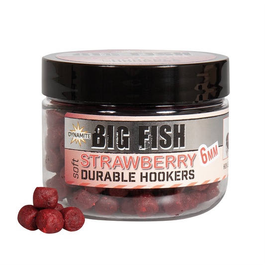 Big Fish Durable Hook Pellets - 6mm - Strawberry