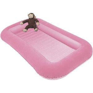 Kampa Airlock Junior Childs Air Bed - Candyfloss Pink - Available in store only